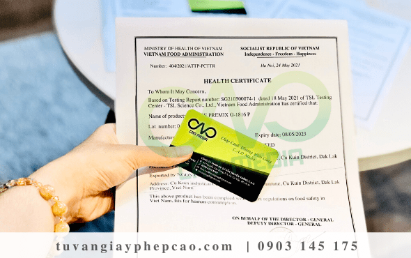 Cách thực hiện Health Certificate bánh phở tại Bộ Y Tế cấp