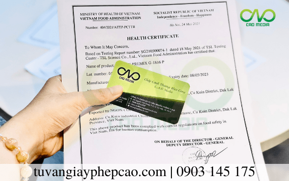 Chi phí xin giấy chứng nhận y tế cho mắm cá Chi phí xin giấy chứng nhận y tế cho mắm cá