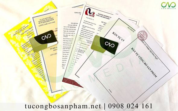 Mẫu giấy phép CAO Media thực hiện cho khách hàng (Ảnh: CAO Media)